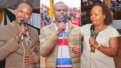 Babu Owino, Ndindi Nyoro and Ann Waiguru among lawmakers who attended Mathira MP Eric Wamumbi & Murang'a Woman Rep Betty Maina's Introduction ceremony