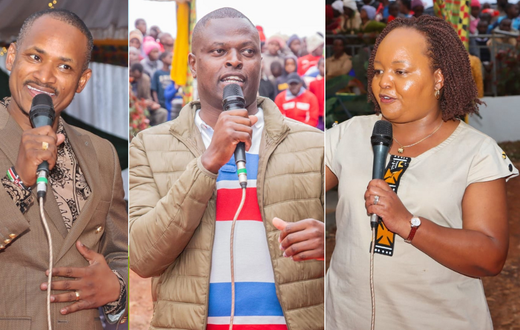 Babu Owino, Ndindi Nyoro and Ann Waiguru among lawmakers who attended Mathira MP Eric Wamumbi & Murang'a Woman Rep Betty Maina's Introduction ceremony