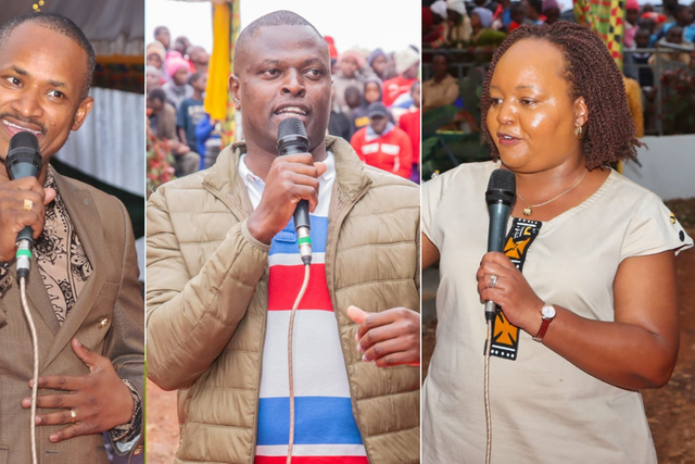 Babu Owino, Ndindi Nyoro and Ann Waiguru among lawmakers who attended Mathira MP Eric Wamumbi & Murang'a Woman Rep Betty Maina's Introduction ceremony