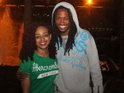 J Blessing and Chantelle during happier times