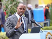 State House Spokeperson Hussein Mohamed speaking during a media briefing on March 22, 2023