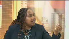 Aldas MP Marianne Kitany speaking during a show on K24 TV