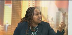 Aldas MP Marianne Kitany speaking during a show on K24 TV