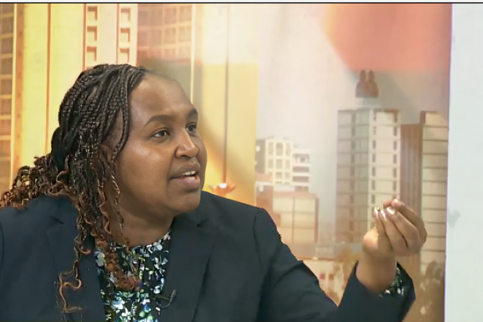Aldas MP Marianne Kitany speaking during a show on K24 TV