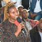 Mercy Tarus speaking during a baraza convened by Uasin Gishu Governor Jonathan Bii