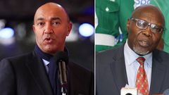Politician Peter Kenneth and lawyer Ambrose Rachier