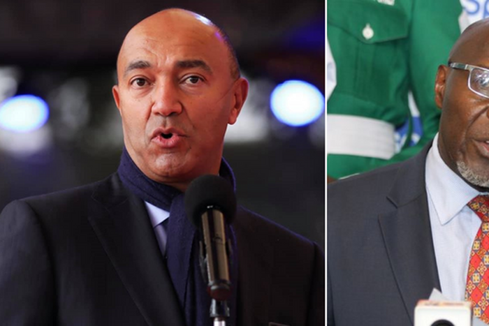 Politician Peter Kenneth and lawyer Ambrose Rachier