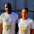 Nakuru Town East MP David Gikaria with his wife as they offer apology to his constituents for voting yes to Finance Bill