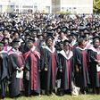 Past graduation at a university in Kenya (Twitter)