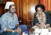 Lawyer Silas Jakakimba and MP Millie Odhiambo