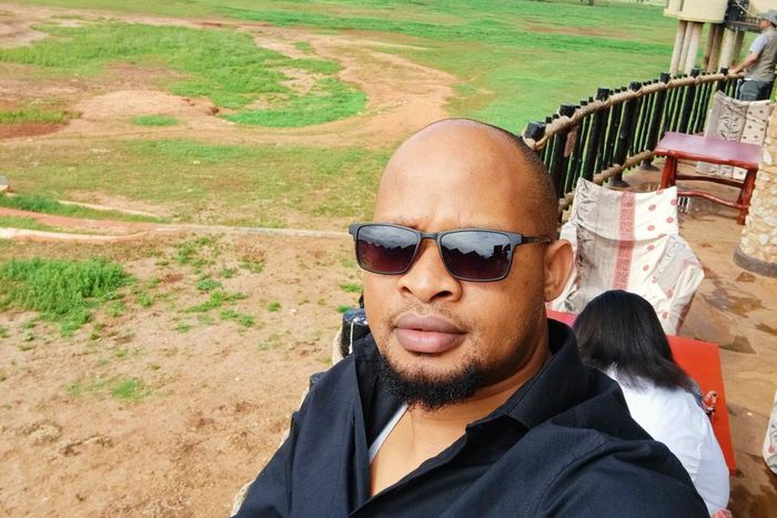 NTV Managing Editor Oliver Mathenge during a safari to Tsavo National Park