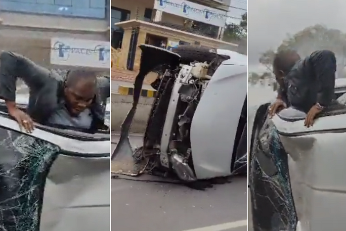 Driver escapes from accident along Waiyaki Way as eyewitnesses watch helplessly