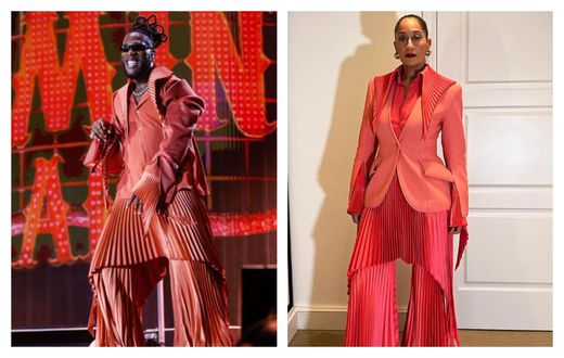 Burna Boy channels Tracee Ellis Ross [Instagram]