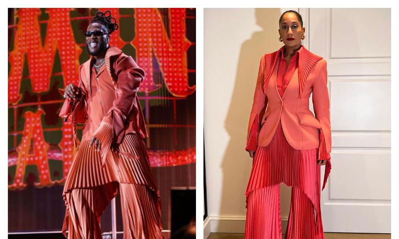 Burna Boy channels Tracee Ellis Ross [Instagram]