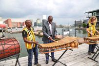 President William Ruto on a visit to GCA's floating headquarters in Netherlands