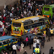 Matatus in a stage