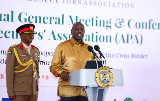 President William Ruto during the 16th Annual General Meeting and Conference of Africa Prosecutors’ Association held in Mombasa County on Monday, January 30, 2023