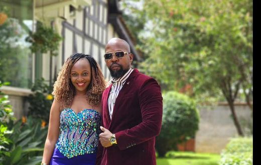 Alex Mwakideu & wife
