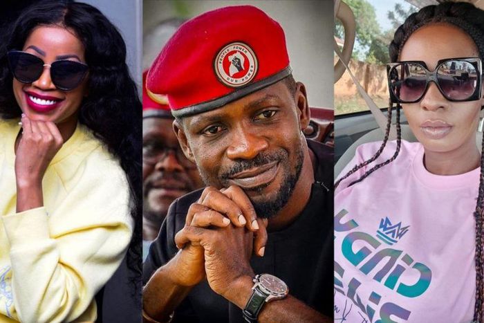Sheebah Karungi, Bobi Wine and Cindy Sanyu