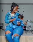 Corazon Kwamboka and her daughter