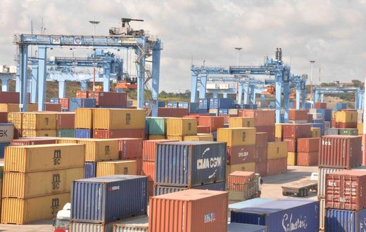 Mombasa port yard