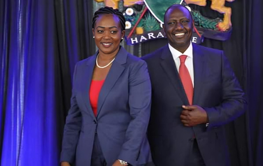 President William Ruto & Soipan Tuya