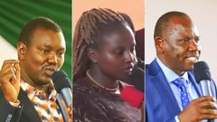 Uasin Gishu Senator Jackson Mandago and Governor Jonathan Bii