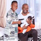Gospel singer Evelyn Wanjiru, her hubby and their son