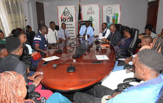 KFCB officers when they hosted Mombasa Aviation at the KFCB’s Offices in Nairobi on Thursday May 23, 2024