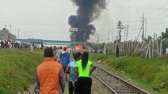 An LPG (liquefied petroleum gas) tanker has exploded near Pipeline Stage in Fedha, Embakasi, along Outering Road on May 3.
