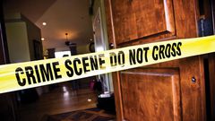 File image of a crime scene cordoned off