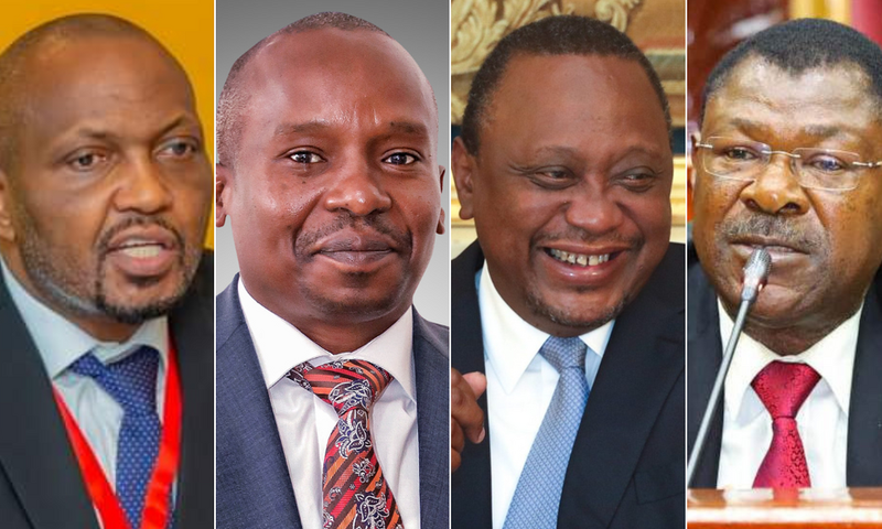 Moses Kuria, Kithure Kindiki, Uhuru Kenyatta & Moses Wetangula