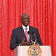 President William Ruto speaking at the Nakuru State Lodge on December 31
