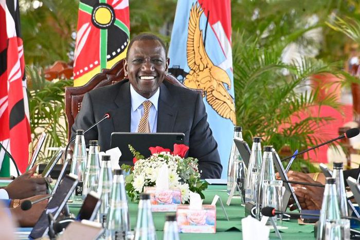 President William Ruto chairs a Cabinet meeting at State House, Nairobi.