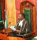 National Assembly Speaker Moses Wetangula speaking in Parliament on June 6, 2023