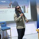 CAMON 20 series Brand Ambassador and award-winning artist, Nyashinski during the unveil event held at the Social House on May 9, 2023