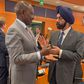 President William Ruto with Word Bank President Ajaypal Singh Banga on the sidelines of the G20 Compact with Africa Conference on Economic Cooperation, Promotion of Private Investment held in Berlin, Germany.