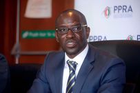 Andrew Mukite Musangi addressing a past press conference