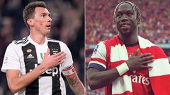 Mario Mandzukic (left) and Bacary Sagna