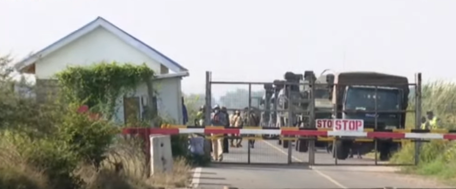 Heavy security around JKIA