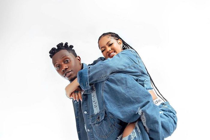 Rayvanny and his fiancée Fayvanny