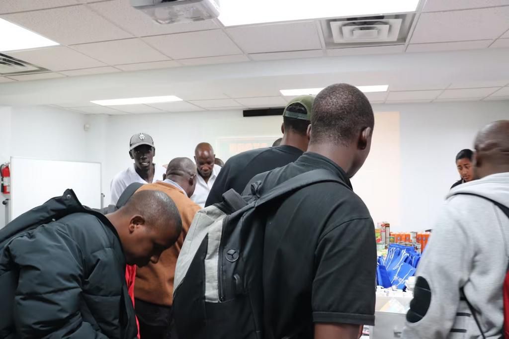 Asylum seekers and refugee claimants at empowerment squared Photo: Cara Nickerson/CBC
