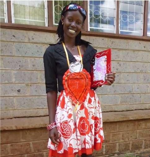 Kenyatta University student, June Jerop