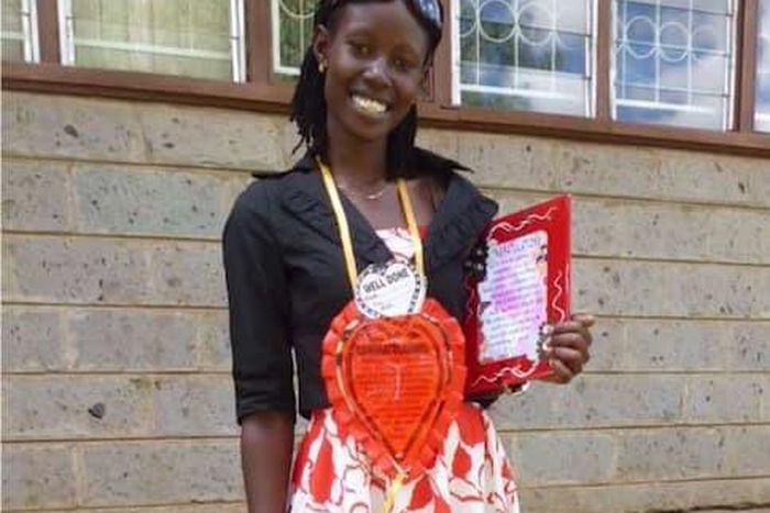 Kenyatta University student, June Jerop