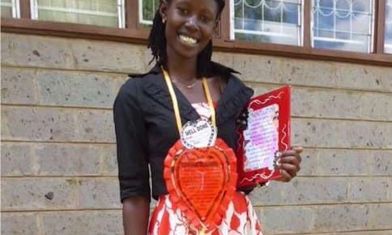 Kenyatta University student, June Jerop