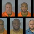 Clockwise from top left: Tabitha Renee Levere, Randy Joseph Boyer, Kaiyell Dajour Sanders, Dwayne Alan Bramble, Bradley Thomas Disse, Brandon Edwards Rodgers and Jermaine Lavar Branch.