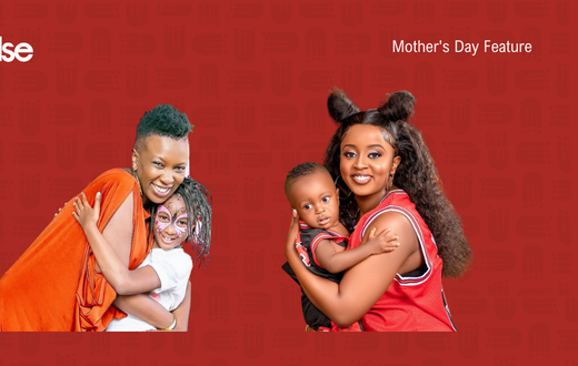 Wahu Kagwi with her 2nd born daughter Nyakio Mathenge. Nadia Mukami with her son Haseeb Kai