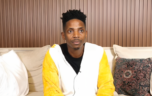 Comedian Eric Omondi during a livestream on his social media channels on August 25, 2023