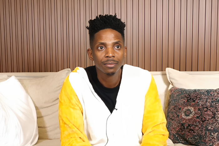 Comedian Eric Omondi during a livestream on his social media channels on August 25, 2023