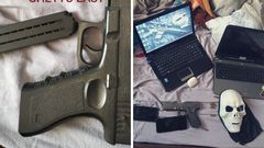 Detectives found a replica of a Glock pistol, eight used 9x19mm special cartridges, one empty pistol magazine, one white plastic face mask, two laptops suspected of being stolen property, among other items after a search in an apartment in Juja